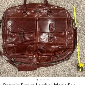Brown Leather Men's Bag